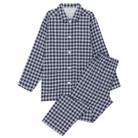 Men's Homewear Dobbelgarn Pyjamas Cotton Plaid