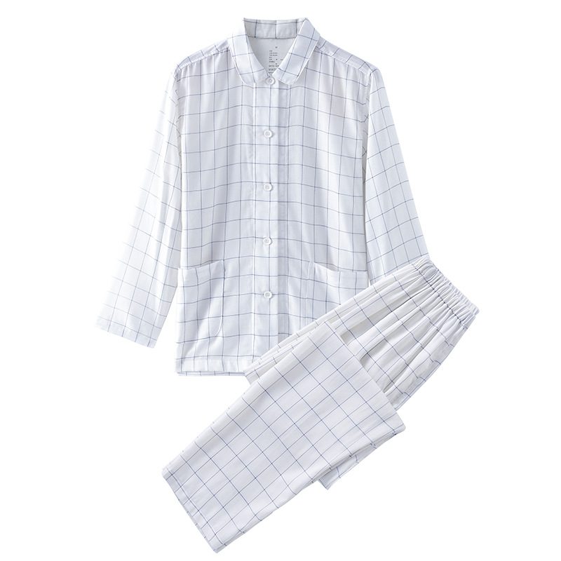 Men's Homewear Dobbelgarn Pyjamas Cotton Plaid