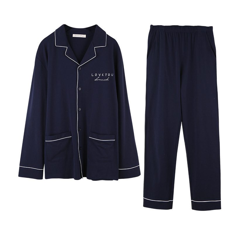 Pyjamas For Menn Cardigansett Loungewear-sett