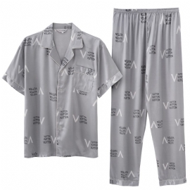 Silke Pyjamas Herresett Loungewear