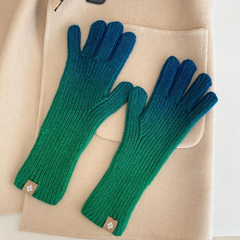 Gradient Gloves Nye 2024 Fingerløse Berøringsskjermhansker Vintervarme Motehansker