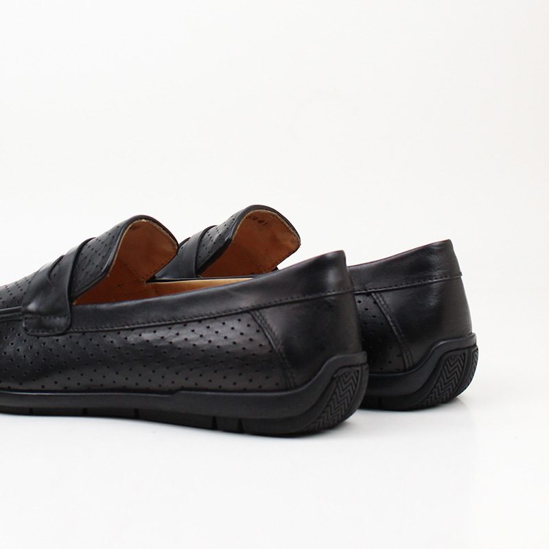 Doudou Sko Herre Ekte Skinn Okseskinn 2024 Nye Sommer Håndlagde Uformelle Pustende Myk Bunn Slip-on Loafers