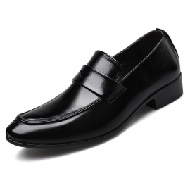 Herre Plus Size Dress Shoes Slip On Casual Sko