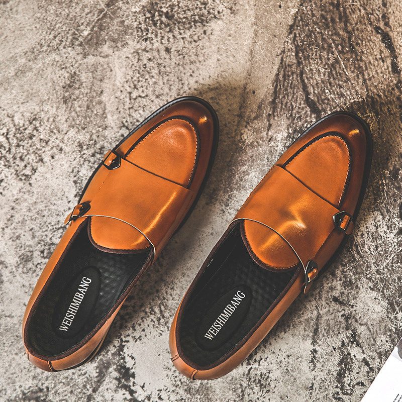 Sommer Nye Menn Kjole Sko Casual Slip-on Loafers Mote Erter Sko Sko