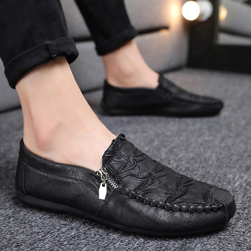 Sommersko For Menn Kjolesko For Slip-on Ertesko Spirit Guy Uformell Myk Såle Trendy Sko