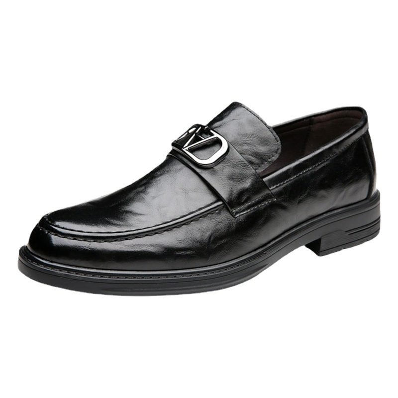 Uformelle Kjole Sko Menn Ekte Skinn Sommer Pustende Business Slip-on Loafers Ny Trend Doudou Sko