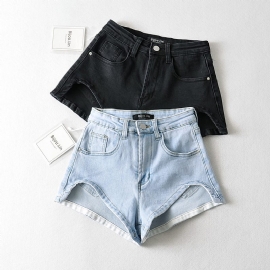 Dame Denim Shorts Lange Ben Trendy