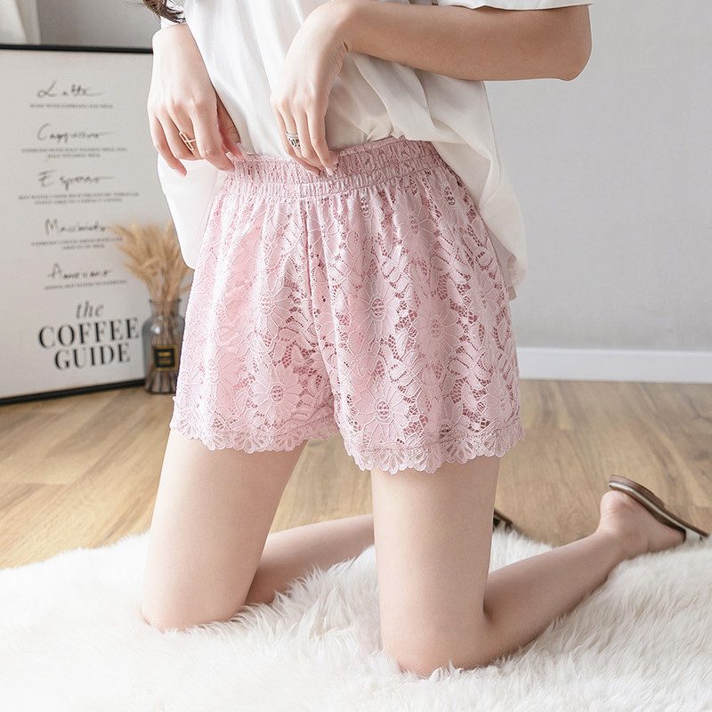 Lace Thin Shorts Dame Hot Pants Elastisk