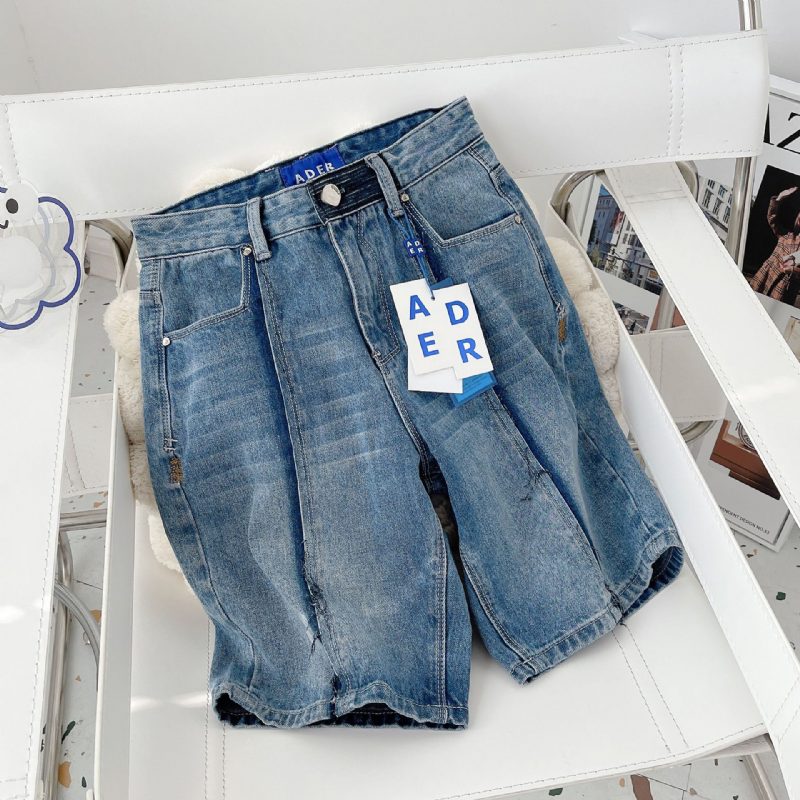 Shorts Sommer Nye Løse Uformelle Kvinners Nye Denim Høy Midje Loose Body Bukser