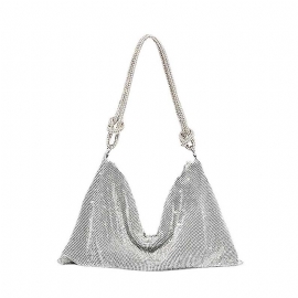 2024 Ny Dameveske Rhinestone Bag Én Skulder Bankett Underarm Bag Diamant Håndveske