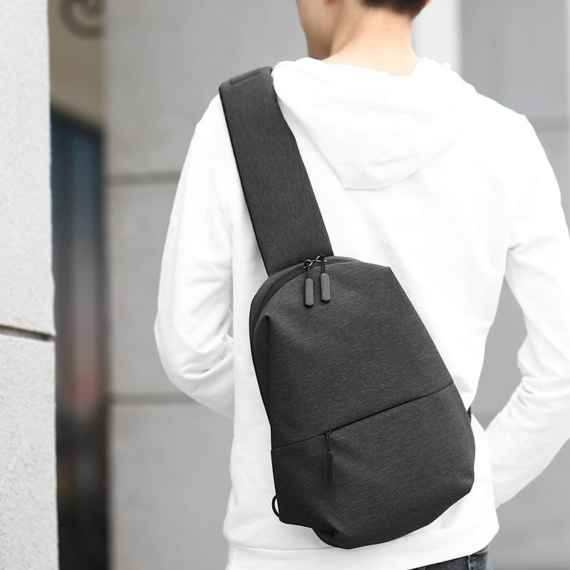 Hirse Brystveske Herre Skulderveske Dame Messenger Bag Casual Sports Midjeveske Håndveske