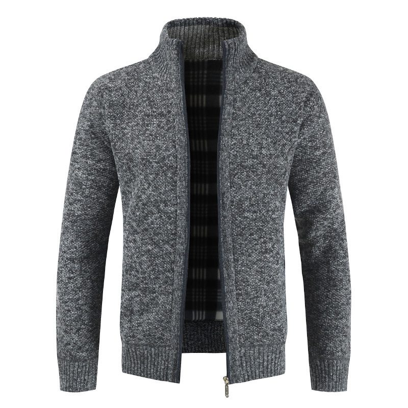 Genserjakke For Menn Løs Casual Strikket Cardigan Trend