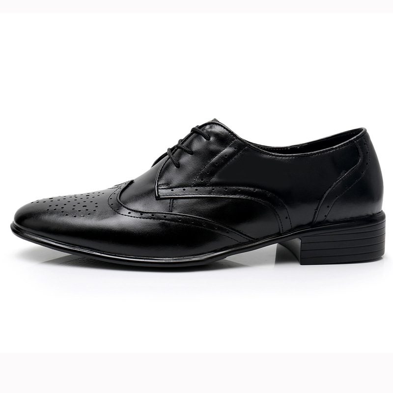 Brogue Shoes Dress Business Derby Casual Menn Carved Formal Leather