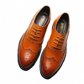 Menns Retro Business Formell Kjole Mote Sko Casual Flate Sko Brogue Sko Trendy Sko Sko