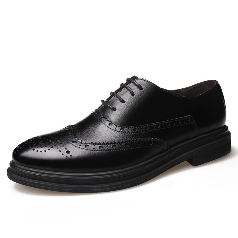 Menns Retro Business Formell Kjole Mote Sko Casual Flate Sko Brogue Sko Trendy Sko Sko