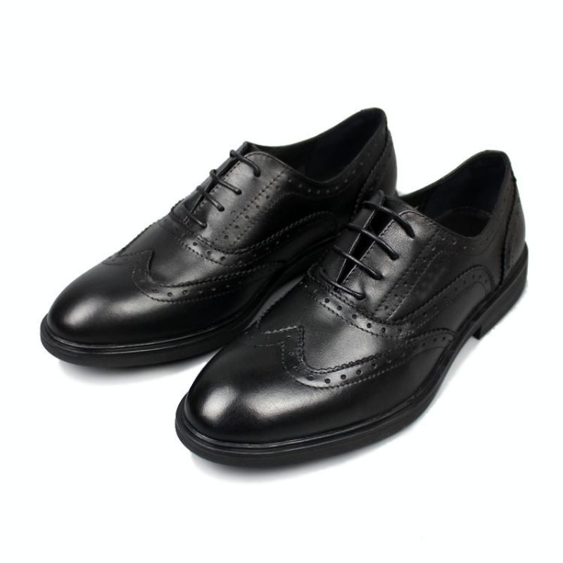 Sko Brogues Menn Business Dress Sko Skinn Fritidssko For