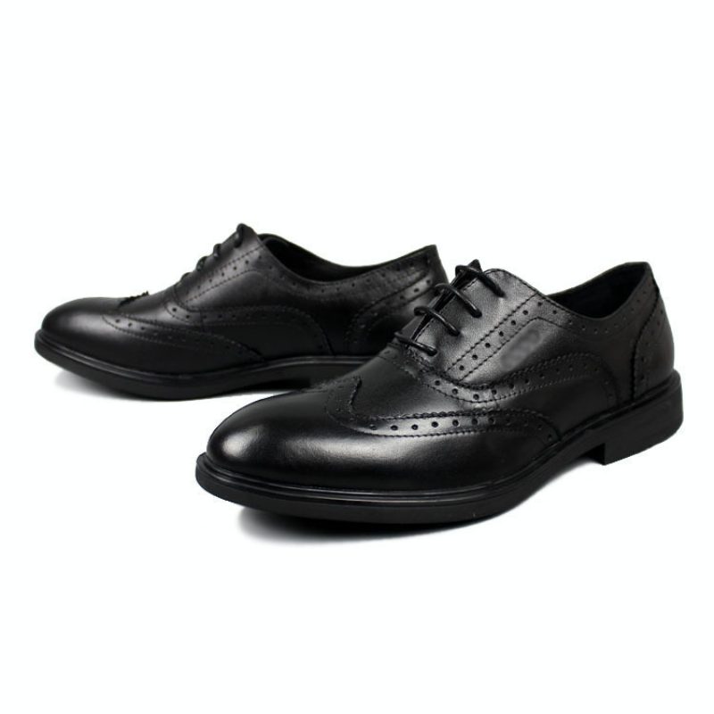 Sko Brogues Menn Business Dress Sko Skinn Fritidssko For