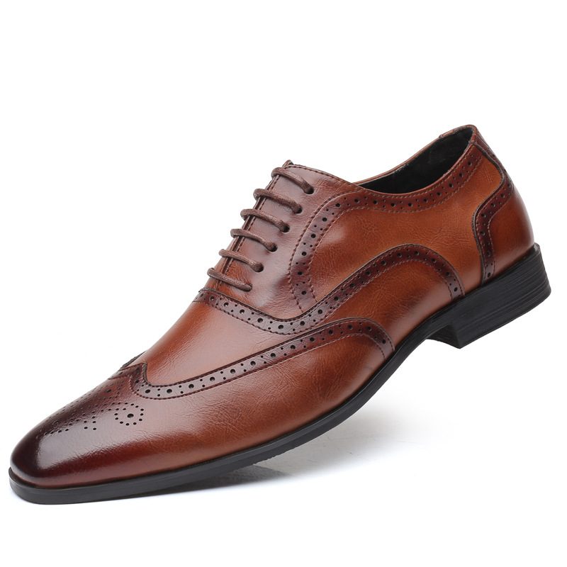 Store Størrelse Kjole Sko Menn 47 48 45 46 Business Brogue Sko Sommer Fritidsskinn