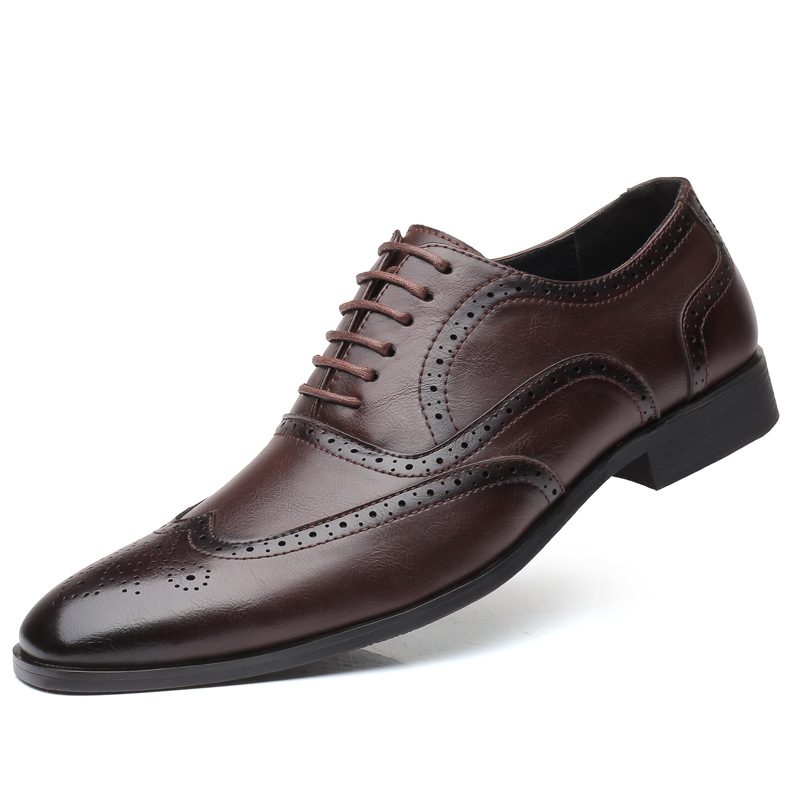 Store Størrelse Kjole Sko Menn 47 48 45 46 Business Brogue Sko Sommer Fritidsskinn