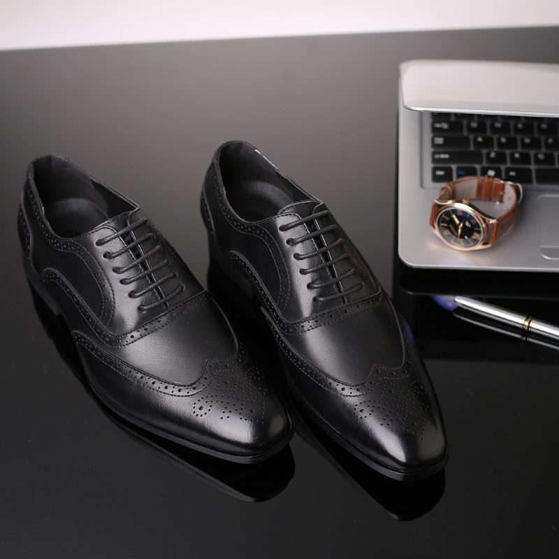 Store Størrelse Kjole Sko Menn 47 48 45 46 Business Brogue Sko Sommer Fritidsskinn