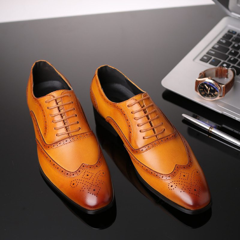 Store Størrelse Kjole Sko Menn 47 48 45 46 Business Brogue Sko Sommer Fritidsskinn