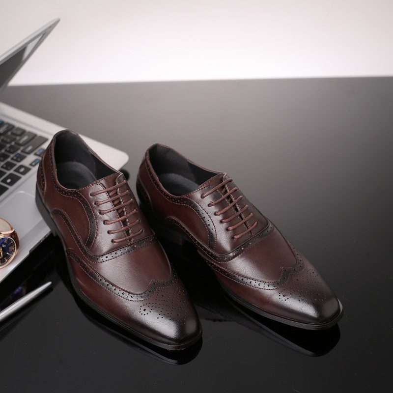 Store Størrelse Kjole Sko Menn 47 48 45 46 Business Brogue Sko Sommer Fritidsskinn