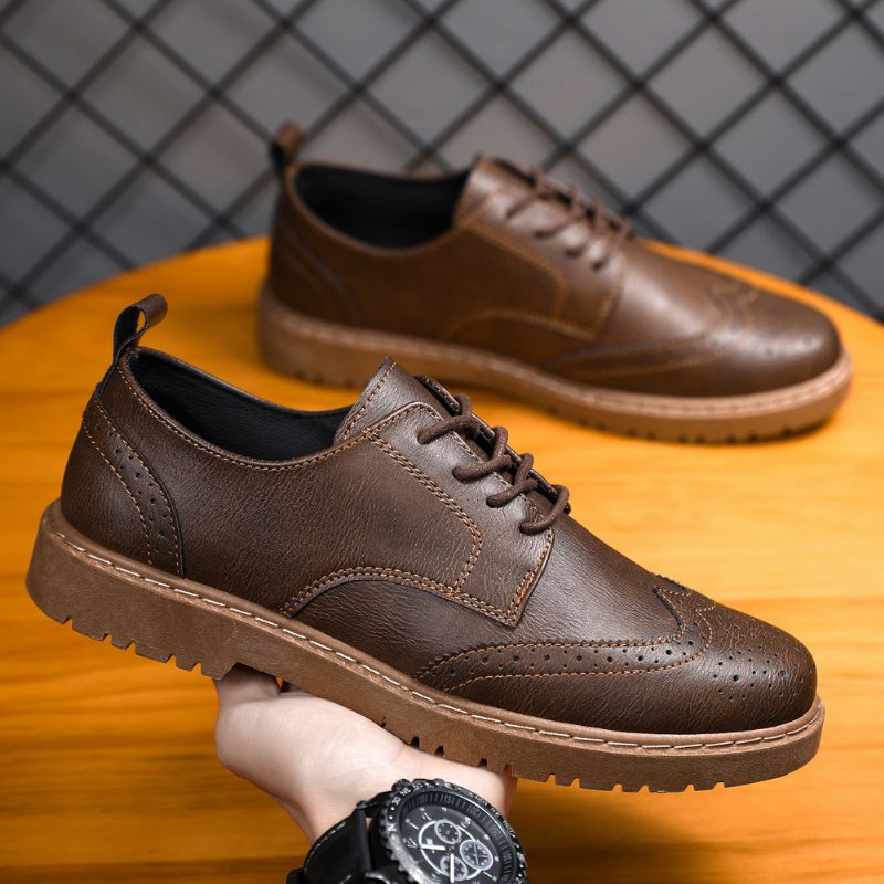 Uformelle Kjole Sko Herre Vår Nye Brogue Sko Sko Retro Sneakers Trend Sko Verktøy Sko