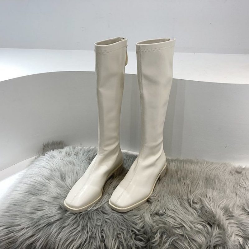 Martin Boots Dame Fleece Nye Ridder Hvite