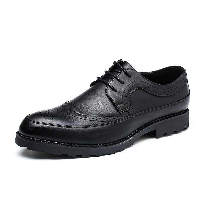 Brogue Sko Herresko Ny Mote Business Dress Sko Herre Stor Størrelse Oxford Sko 48