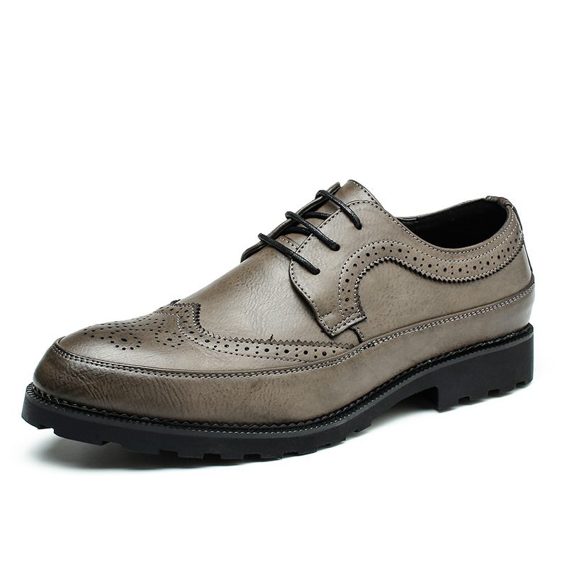 Brogue Sko Herresko Ny Mote Business Dress Sko Herre Stor Størrelse Oxford Sko 48