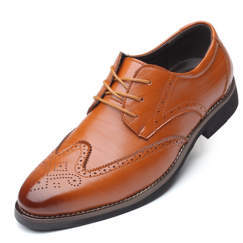 Brogues Men's Casual Dress Shoes Large Size Men