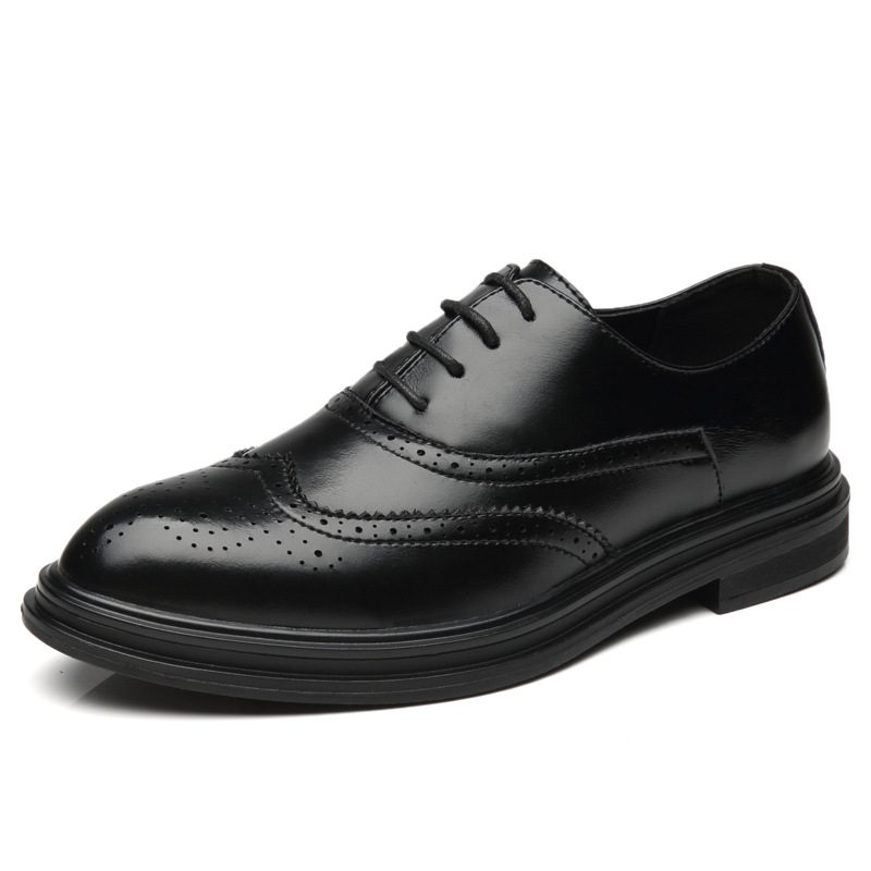 Høst Menns Kjole Sko Spisse Tå Sko Menn Brogue Sko Trend Sko Ungdom Business Casual Dress Sko