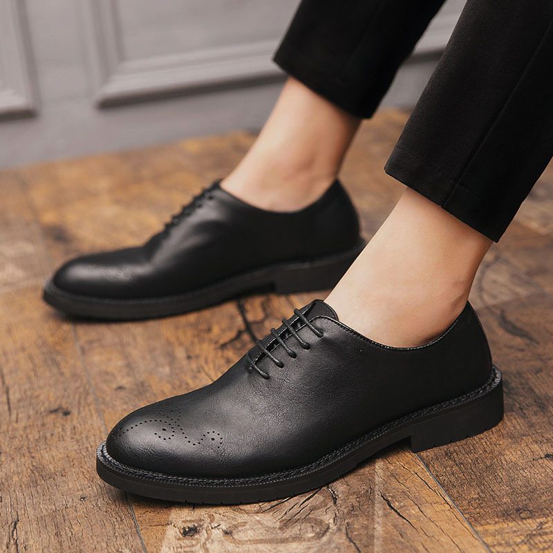 New Fashion Plus Size Formelle Oxford Sko Herre Brogues Uformelle Kjole Sko Business Trendy Sko