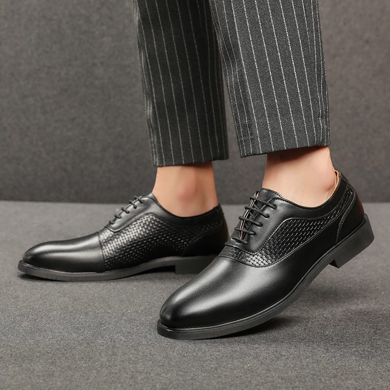 Stor Størrelse 47 Business Casual Herresko Bankett Kjole Sko Brudgom Bryllup Sko Farge Polering Oxford Sko