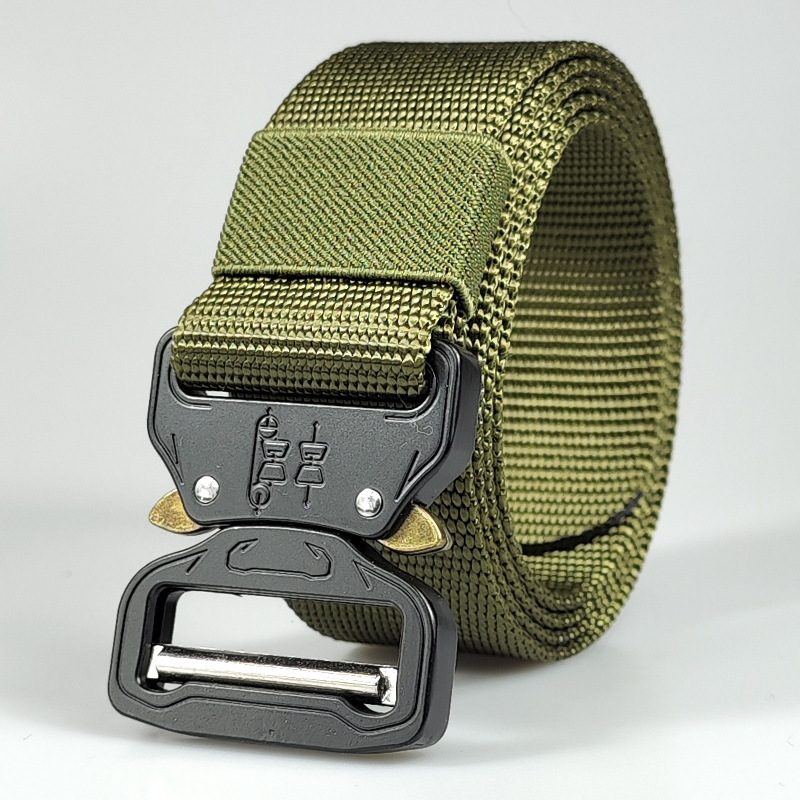 Cobra Buckle Outdoor Tactical Belt Herre Nylon Sports Canvas Belte