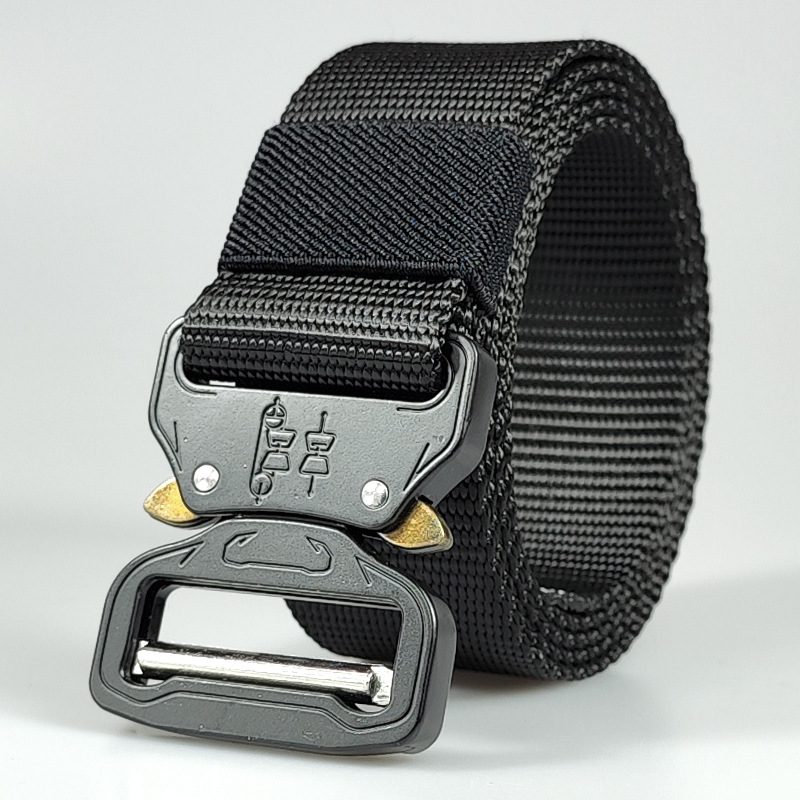 Cobra Buckle Outdoor Tactical Belt Herre Nylon Sports Canvas Belte