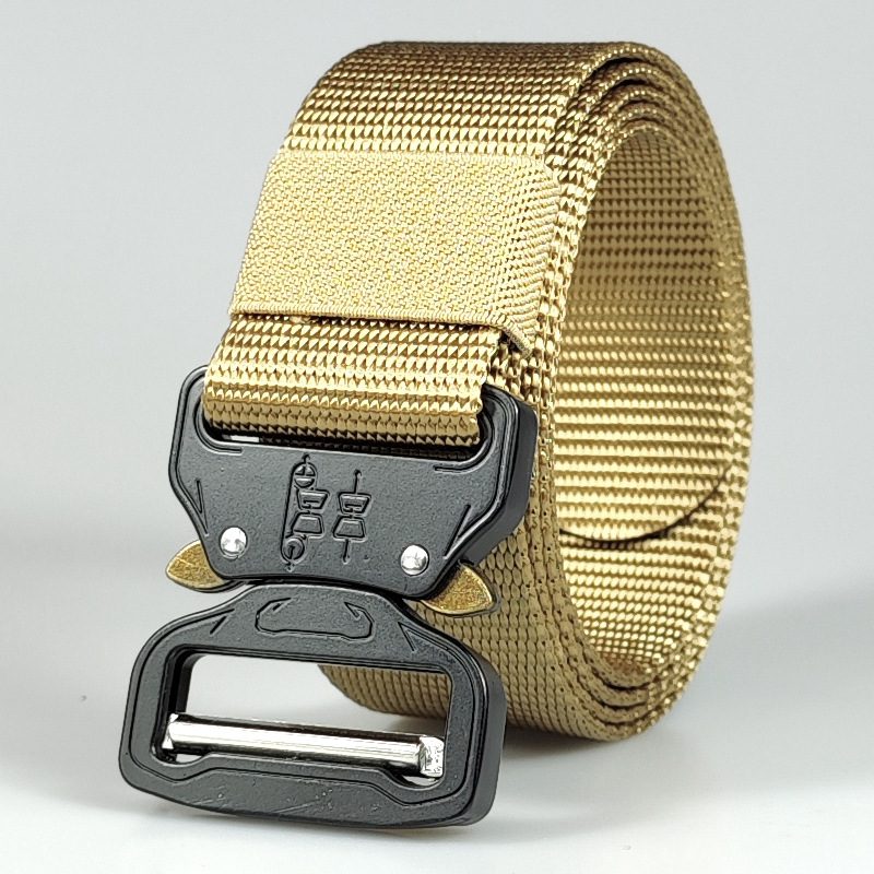 Cobra Buckle Outdoor Tactical Belt Herre Nylon Sports Canvas Belte