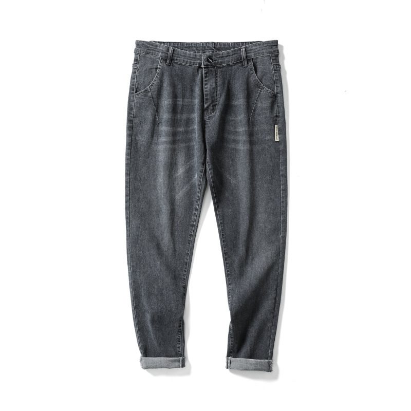 Cropped Jeans For Menn Slim Fit Rett