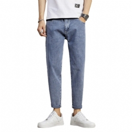 Jeans Menn Rett Løs Nine Points Casual