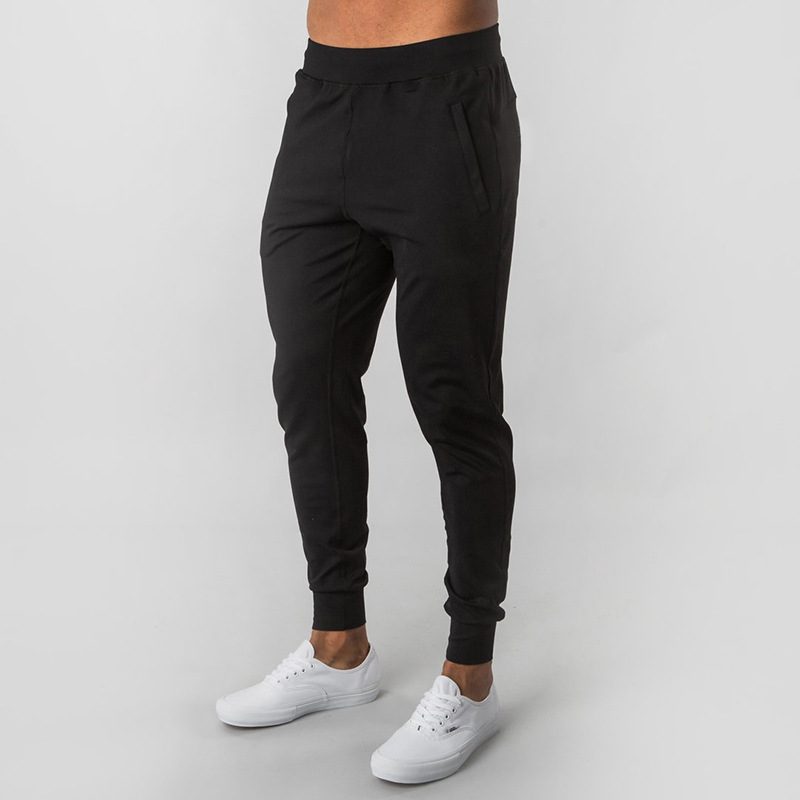 Joggebukse Herrebukser Elastisk Slim Fit Små Føtter