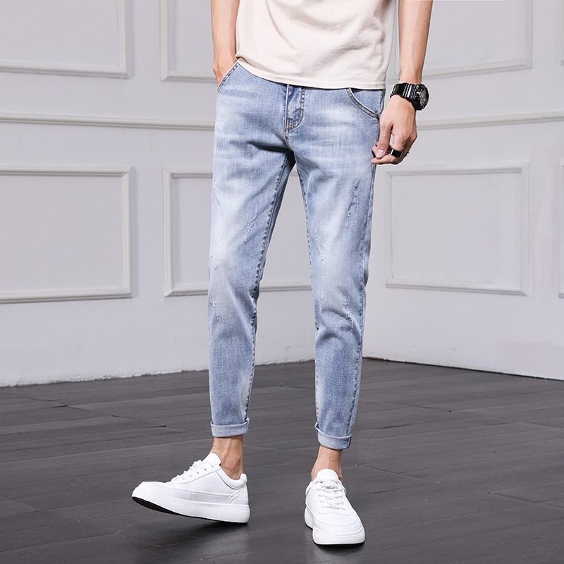 Trend Jeans For Menn Uformell Tynn