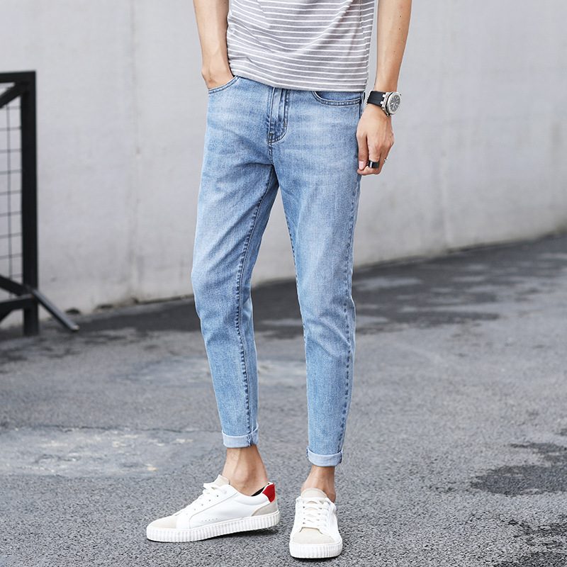 Trend Jeans For Menn Uformell Tynn