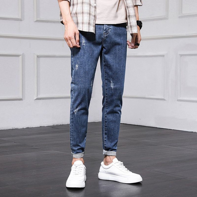 Trend Jeans For Menn Uformell Tynn