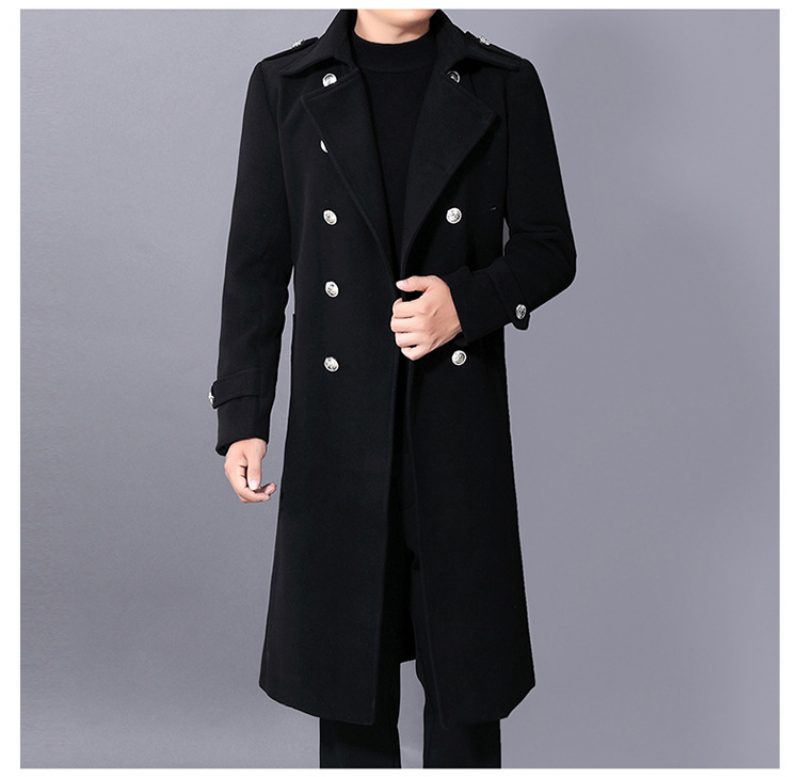 2024 Trench Coats For Menn Mote Slim Fit