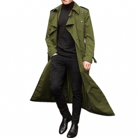 Mellomlang Trenchcoat For Menn Mote Casual