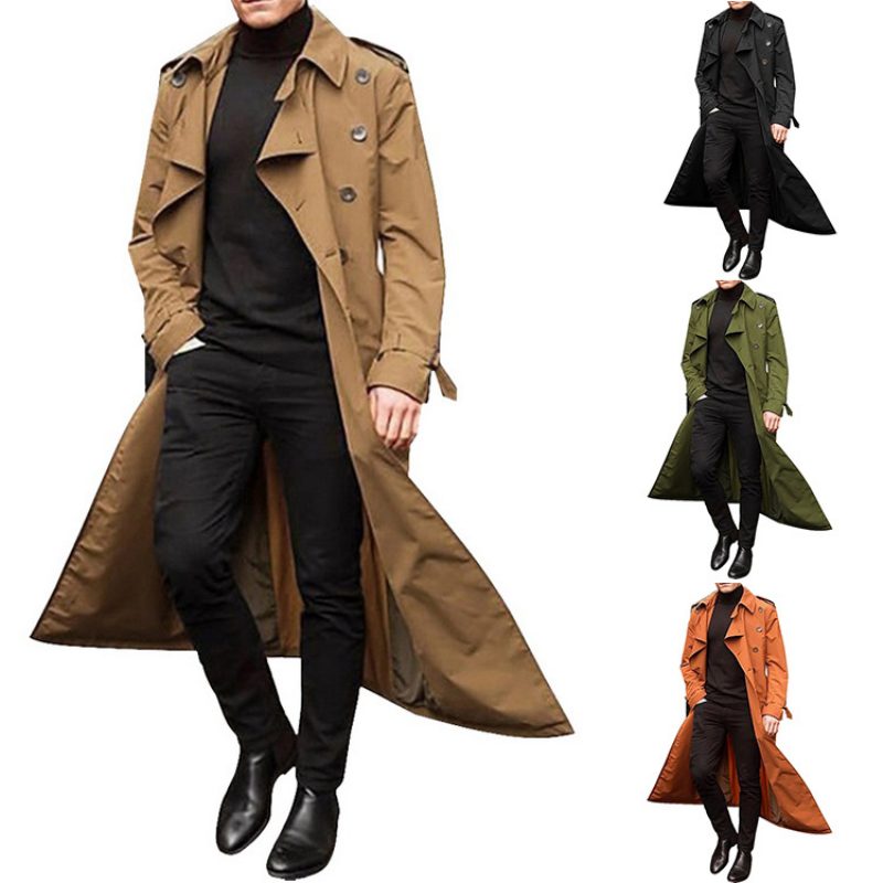 Mellomlang Trenchcoat For Menn Mote Casual