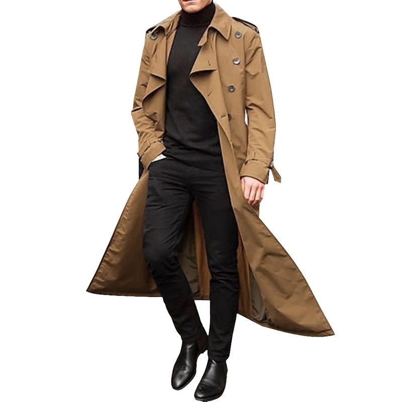 Mellomlang Trenchcoat For Menn Mote Casual