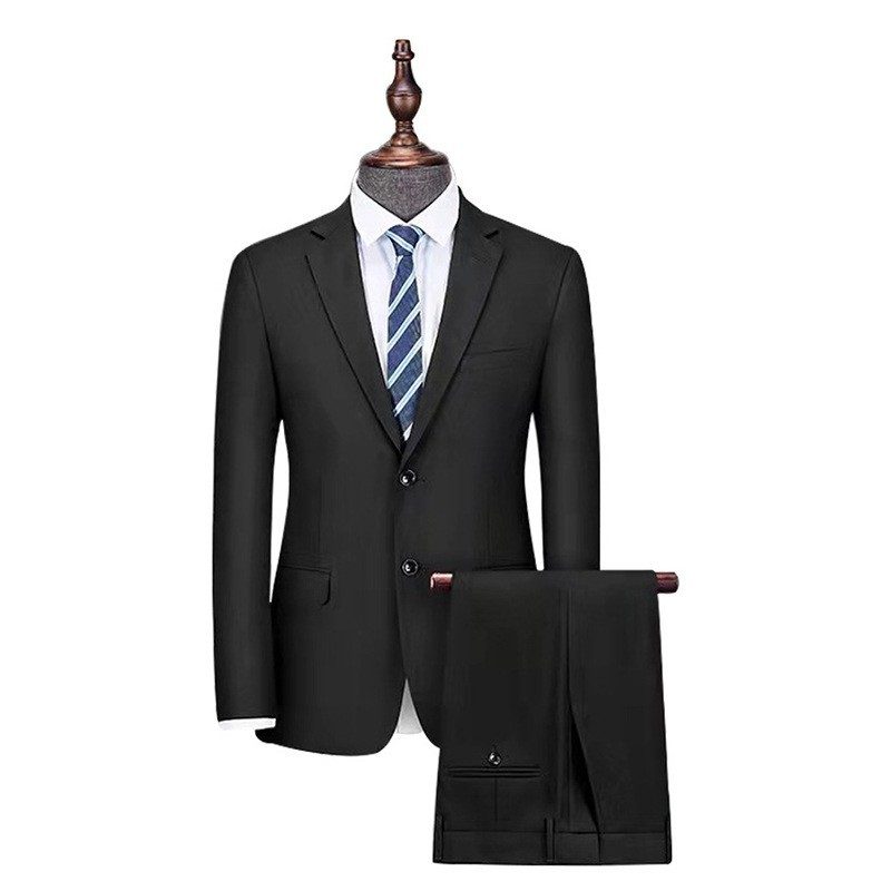 Svart Herredress Formell Mote Business Professional Slim