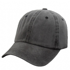 Bomull Laget Gammel Baseball Cap Tilpasset Denim Peaked Cap Street Høst Vinter Lue Kvinnelig Utskrift