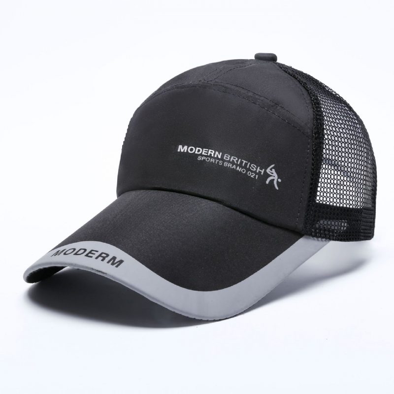 Cap Herre Sommer Utendørs Pustende Topp Cap Cap Baseball Cap Sol Lue Fisker Lue Kvinne